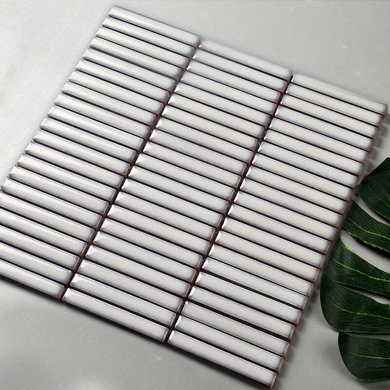 New Design Glass Strip Metal Tile